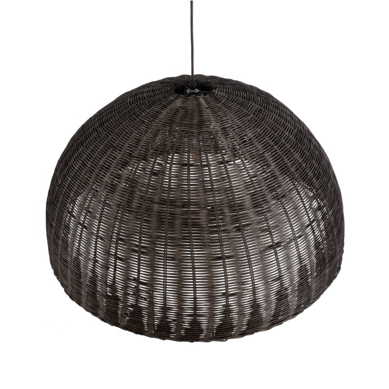 GLOBOSTAR® MONTANA 02382 Boho Κρεμαστό Φωτιστικό Οροφής με Ντουί 1 x E27 AC 220-240V IP20 - Καφέ - Μ80 x Π80 x Υ40cm