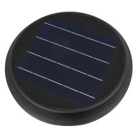 GLOBOSTAR® SOLARTIS 12129 Μοντέρνο Φωτιστικό Τοίχου - Απλίκα LED 10W 1000lm 180° με Ενσωματωμένο Φωτοβολταϊκό Panel 6V 5W & Επαναφορτιζόμενη Μπαταρία Li-ion 3.2V 6000mAh με Αισθητήρα Ημέρας-Νύχτας Αδιάβροχο IP65 Ψυχρό Λευκό 6000K - Γκρι Ανθρακί - Μ26
