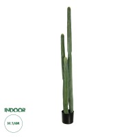 GloboStar® Artificial Garden CARNEGIEA CACTUS 20123 Τεχνητό Διακοσμητικό Φυτό Κάκτος Σαγκουάρο Υ160cm