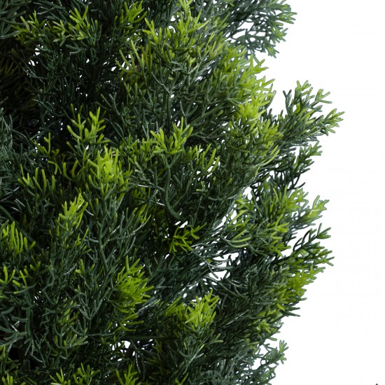 GloboStar® Artificial Garden CYPRESSUS LEYLANDII 20154 Τεχνητό Διακοσμητικό Φυτό Κυπαρίσσι Λέιλαντ Υ120cm