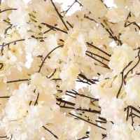 GloboStar® Artificial Garden SALMON CHERRY BLOSSOM TREE 20358 Τεχνητό Διακοσμητικό Δέντρο Μπεζ Άνθος Κερασιάς Υ140cm