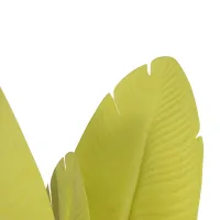 GloboStar® Artificial Garden YELLOW STRELITZIA 20367 Τεχνητό Διακοσμητικό Φυτό Κίτρινη Στερλίτσια Υ120cm