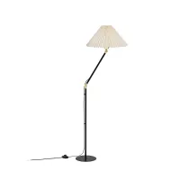 GLOBOSTAR® FLY 204-0127 Μοντέρνο Επιδαπέδιο Φωτιστικό με Ντουί 1 x E27 AC 220-240V IP20 - Μαύρο & Μπεζ - Μ72 x Π38 x Υ155cm