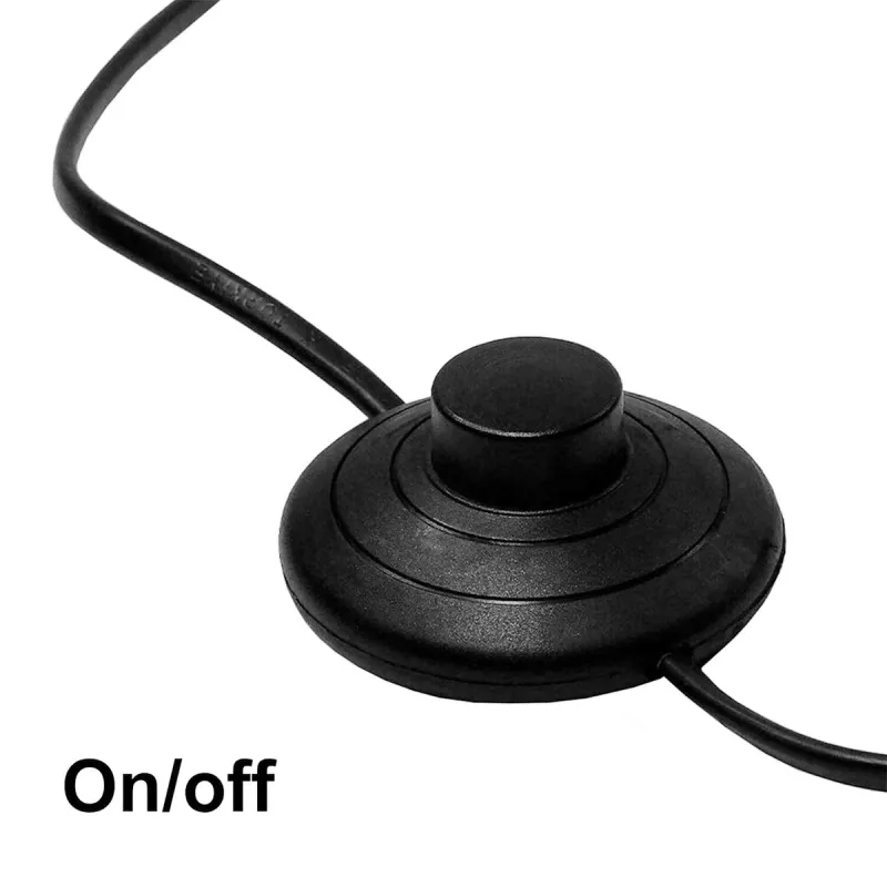 GLOBOSTAR® FLY 204-0127 Μοντέρνο Επιδαπέδιο Φωτιστικό με Ντουί 1 x E27 AC 220-240V IP20 - Μαύρο & Μπεζ - Μ72 x Π38 x Υ155cm