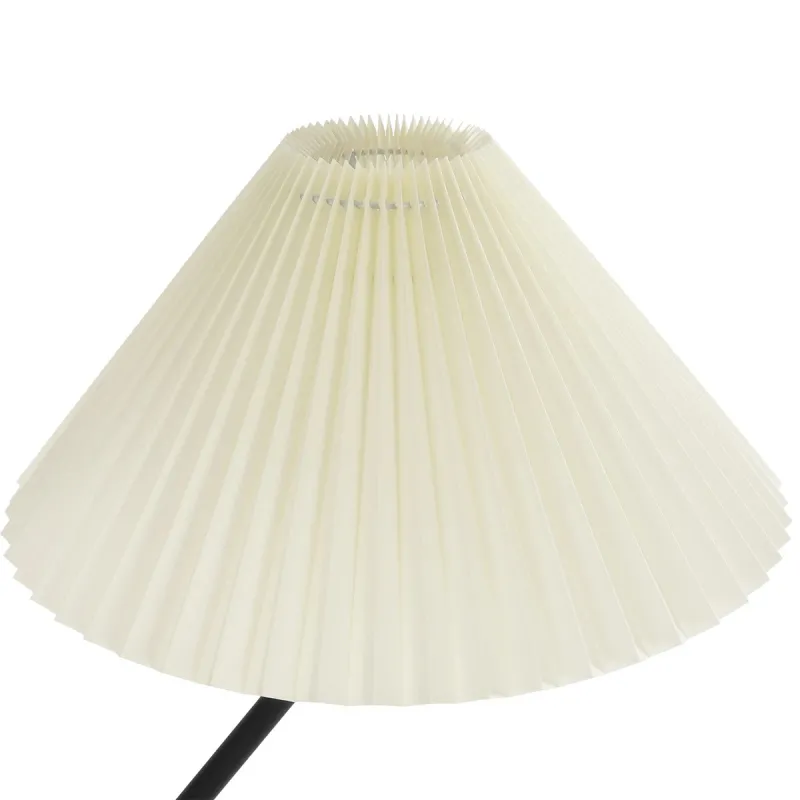 GLOBOSTAR® FLY 204-0127 Μοντέρνο Επιδαπέδιο Φωτιστικό με Ντουί 1 x E27 AC 220-240V IP20 - Μαύρο & Μπεζ - Μ72 x Π38 x Υ155cm
