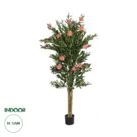 GloboStar® Artificial Garden PINK PEONY 21097 Τεχνητό Διακοσμητικό Δέντρο Παιώνια Μ80 x Π70 x Υ160cm