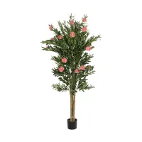 GloboStar® Artificial Garden PINK PEONY 21097 Τεχνητό Διακοσμητικό Δέντρο Παιώνια Μ80 x Π70 x Υ160cm