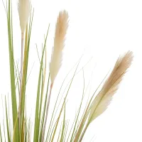 GloboStar® Artificial Garden PAMPAS GRASS 21478 Τεχνητό Διακοσμητικό Φυτό Μπεζ & Πράσινο Πάμπας Μ90 x Π40 x Υ150cm