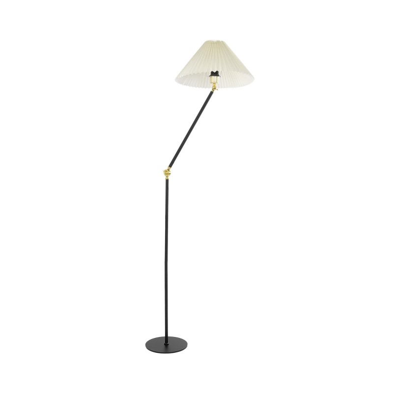 GLOBOSTAR® FLY 204-0127 Μοντέρνο Επιδαπέδιο Φωτιστικό με Ντουί 1 x E27 AC 220-240V IP20 - Μαύρο & Μπεζ - Μ72 x Π38 x Υ155cm