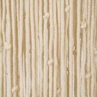 GloboStar® 36207 SENEGAL Boho Καπέλο Φωτιστικού- Μακραμέ Πλεκτό Χειροποίητο Μπεζ Βαμβακερό Νήμα - Μ30 x Π30  x Υ80cm