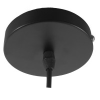 GLOBOSTAR® WICKHAM 01171 Vintage Κρεμαστό Φωτιστικό Οροφής με Ντουί 1 x E27 AC 220-240V IP20 - Πολύχρωμο - Μ30 x Π30 x Y25cm