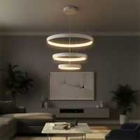 kelvo® NEMESIS KLV-101-0218 Κρεμαστό Φωτιστικό Οροφής LED 100W 10000lm 180° AC 220-240V IP20 Ρυθμιζόμενο Λευκό CCT με Χειριστήριο από 2700K έως 6000K Dimmable - Lumileds SMD Chip - Λευκό Ματ - Μ60 x Π60 x Υ60cm - 3 Χρόνια Εγγύηση