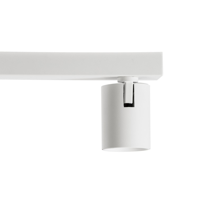 GLOBOSTAR® LEONARDO 60349 Μοντέρνο Φωτιστικό Οροφής LED 30W 3600lm 60° AC 220-240V IP20 Φυσικό Λευκό 4500K - Bridgelux COB - Λευκό - Μ52 x Π7 x Υ11.8cm - 5 Χρόνια Εγγύηση