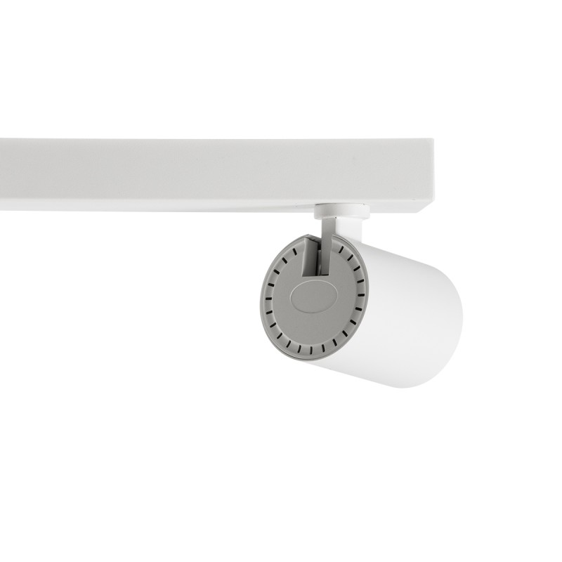 GLOBOSTAR® LEONARDO 60349 Μοντέρνο Φωτιστικό Οροφής LED 30W 3600lm 60° AC 220-240V IP20 Φυσικό Λευκό 4500K - Bridgelux COB - Λευκό - Μ52 x Π7 x Υ11.8cm - 5 Χρόνια Εγγύηση