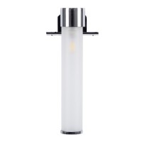 GLOBOSTAR® ELSA 60406 Μοντέρνο Φωτιστικό Τοίχου - Απλίκα Καθρέπτη Μπάνιου με Ντουί 1 x G9 AC 220-240V IP44 - Νίκελ Χρώμιο & Λευκό - Μ3.5 x Π13.5 x Υ20cm