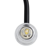 GLOBOSTAR® PAOLA 60416 Μοντέρνο Φωτιστικό Τοίχου - Απλίκα Καθρέπτη Μπάνιου με Ντουί 2 x G9 AC 220-240V IP44 - Μαύρο Ματ & Λευκό - Μ31 x Π16 x Υ15cm