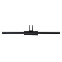 GLOBOSTAR® LAURA 60424 Μοντέρνο Φωτιστικό Τοίχου - Απλίκα Καθρέπτη Μπάνιου LED 12W 1400lm 120° AC 220-240V IP44 Φυσικό Λευκό 4500K - Lumileds SMD Chip & TÜV SÜD Driver - Μαύρο Ματ - Μ60 x Π27 x Υ13cm - 3 Χρόνια Εγγύηση