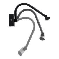 GLOBOSTAR® MIRA 60432 Μοντέρνο Φωτιστικό Τοίχου - Απλίκα Καθρέπτη Μπάνιου LED 12W 1400lm 120° AC 220-240V IP44 Φυσικό Λευκό 4500K - Lumileds SMD Chip & TÜV SÜD Driver - Μαύρο Ματ - Μ60 x Π20 x Υ13cm - 3 Χρόνια Εγγύηση