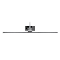 GLOBOSTAR® MIRA 60434 Μοντέρνο Φωτιστικό Τοίχου - Απλίκα Καθρέπτη Μπάνιου LED 12W 1400lm 120° AC 220-240V IP44 Φυσικό Λευκό 4500K - Lumileds SMD Chip & TÜV SÜD Driver - Νίκελ Χρώμιο - Μ60 x Π20 x Υ13cm - 3 Χρόνια Εγγύηση