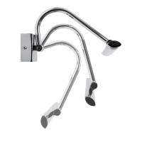 GLOBOSTAR® MIRA 60434 Μοντέρνο Φωτιστικό Τοίχου - Απλίκα Καθρέπτη Μπάνιου LED 12W 1400lm 120° AC 220-240V IP44 Φυσικό Λευκό 4500K - Lumileds SMD Chip & TÜV SÜD Driver - Νίκελ Χρώμιο - Μ60 x Π20 x Υ13cm - 3 Χρόνια Εγγύηση