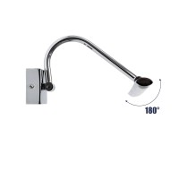 GLOBOSTAR® MIRA 60434 Μοντέρνο Φωτιστικό Τοίχου - Απλίκα Καθρέπτη Μπάνιου LED 12W 1400lm 120° AC 220-240V IP44 Φυσικό Λευκό 4500K - Lumileds SMD Chip & TÜV SÜD Driver - Νίκελ Χρώμιο - Μ60 x Π20 x Υ13cm - 3 Χρόνια Εγγύηση