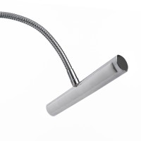 GLOBOSTAR® TROIS 60438 Μοντέρνο Φωτιστικό Τοίχου - Απλίκα Καθρέπτη Μπάνιου LED 12W 1400lm 120° AC 220-240V IP44 Φυσικό Λευκό 4500K - Lumileds SMD Chip & TÜV SÜD Driver - Νίκελ Χρώμιο - Μ60 x Π24 x Υ18cm - 3 Χρόνια Εγγύηση