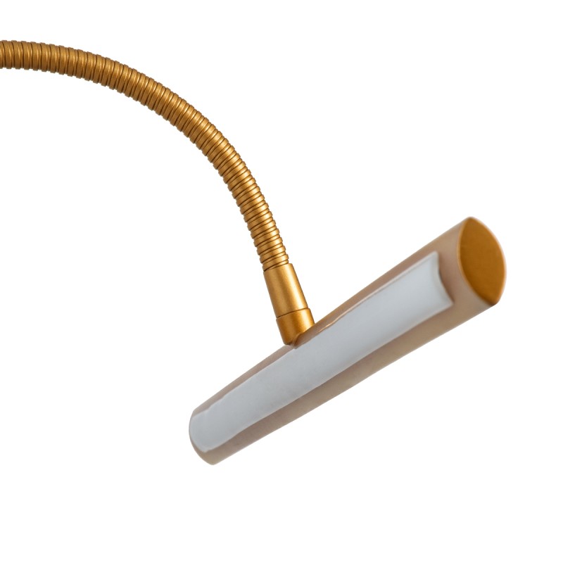 GLOBOSTAR® TROIS 60439 Μοντέρνο Φωτιστικό Τοίχου - Απλίκα Καθρέπτη Μπάνιου LED 12W 1400lm 120° AC 220-240V IP44 Φυσικό Λευκό 4500K - Lumileds SMD Chip & TÜV SÜD Driver - Χάλκινο - Μ60 x Π24 x Υ18cm - 3 Χρόνια Εγγύηση