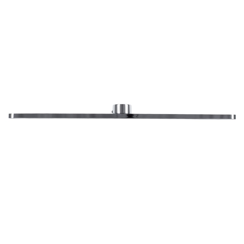 GLOBOSTAR® MEGAN 60449 Μοντέρνο Φωτιστικό Τοίχου - Απλίκα Καθρέπτη Μπάνιου LED 12W 1400lm 120° AC 220-240V IP44 Φυσικό Λευκό 4500K - Lumileds SMD Chip & TÜV SÜD Driver - Νίκελ Χρώμιο - Μ60 x Π12 x Υ4cm - 3 Χρόνια Εγγύηση
