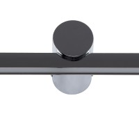 GLOBOSTAR® ROSA 60451 Μοντέρνο Φωτιστικό Τοίχου - Απλίκα Καθρέπτη Μπάνιου LED 12W 1400lm 120° AC 220-240V IP44 Φυσικό Λευκό 4500K - Lumileds SMD Chip & TÜV SÜD Driver - Νίκελ Χρώμιο - Μ60 x Π15 x Υ7cm - 3 Χρόνια Εγγύηση