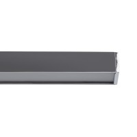 GLOBOSTAR® ROSA 60451 Μοντέρνο Φωτιστικό Τοίχου - Απλίκα Καθρέπτη Μπάνιου LED 12W 1400lm 120° AC 220-240V IP44 Φυσικό Λευκό 4500K - Lumileds SMD Chip & TÜV SÜD Driver - Νίκελ Χρώμιο - Μ60 x Π15 x Υ7cm - 3 Χρόνια Εγγύηση