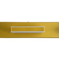 GLOBOSTAR® KARLA 60457 Μοντέρνο Φωτιστικό Τοίχου - Απλίκα Καθρέπτη Μπάνιου LED 14W 1600lm 180° AC 220-240V IP44 Φυσικό Λευκό 4500K - Lumileds SMD Chip & TÜV SÜD Driver - Χρυσό - Μ60 x Π9 x Υ5cm - 3 Χρόνια Εγγύηση