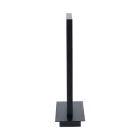 GLOBOSTAR® CORNELIE 60460 Μοντέρνο Επιτραπέζιο Φωτιστικό LED CCT 18W 1980lm 200° AC 220-240V IP20 Ρυθμιζόμενο Λευκό CCT με On/Off 2700K/4500K/6000K - Lumileds SMD Chip - Mαύρο - Μ18 x Π10 x Υ36cm - 3 Χρόνια Εγγύηση
