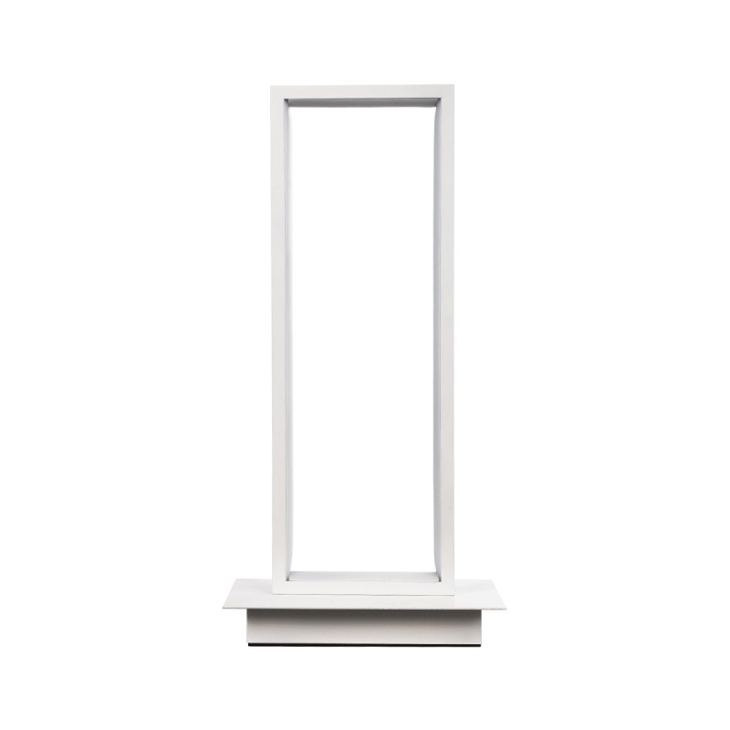 GLOBOSTAR® CORNELIE 60461 Μοντέρνο Επιτραπέζιο Φωτιστικό LED CCT 18W 1980lm 200° AC 220-240V IP20 Ρυθμιζόμενο Λευκό CCT με On/Off 2700K/4500K/6000K - Lumileds SMD Chip - Λευκό - Μ18 x Π10 x Υ36cm - 3 Χρόνια Εγγύηση