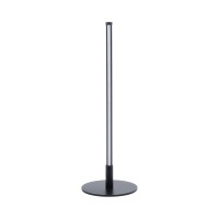 GLOBOSTAR® DALUMA 60467 Μοντέρνο Επιτραπέζιο Φωτιστικό LED 8W 880lm 200° AC 220-240V IP20 Ρυθμιζόμενο Λευκό CCT με On/Off 2700K/4500K/6000K - Lumileds SMD Chip - Μαύρο - Μ15 x Π15 x Υ46cm - 3 Χρόνια Εγγύηση