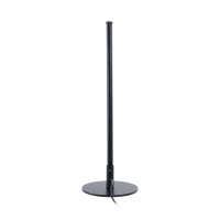 GLOBOSTAR® DALUMA 60467 Μοντέρνο Επιτραπέζιο Φωτιστικό LED 8W 880lm 200° AC 220-240V IP20 Ρυθμιζόμενο Λευκό CCT με On/Off 2700K/4500K/6000K - Lumileds SMD Chip - Μαύρο - Μ15 x Π15 x Υ46cm - 3 Χρόνια Εγγύηση