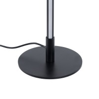 GLOBOSTAR® DALUMA 60467 Μοντέρνο Επιτραπέζιο Φωτιστικό LED 8W 880lm 200° AC 220-240V IP20 Ρυθμιζόμενο Λευκό CCT με On/Off 2700K/4500K/6000K - Lumileds SMD Chip - Μαύρο - Μ15 x Π15 x Υ46cm - 3 Χρόνια Εγγύηση