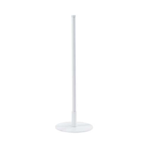 GLOBOSTAR® DALUMA 60468 Μοντέρνο Επιτραπέζιο Φωτιστικό LED 8W 880lm 200° AC 220-240V IP20 Ρυθμιζόμενο Λευκό CCT με On/Off 2700K/4500K/6000K - Lumileds SMD Chip - Λευκό - Μ15 x Π15 x Υ46cm - 3 Χρόνια Εγγύηση