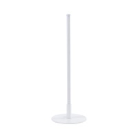 GLOBOSTAR® DALUMA 60468 Μοντέρνο Επιτραπέζιο Φωτιστικό LED 8W 880lm 200° AC 220-240V IP20 Ρυθμιζόμενο Λευκό CCT με On/Off 2700K/4500K/6000K - Lumileds SMD Chip - Λευκό - Μ15 x Π15 x Υ46cm - 3 Χρόνια Εγγύηση