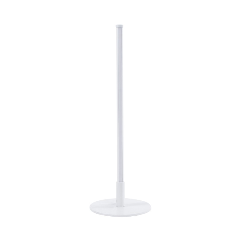 GLOBOSTAR® DALUMA 60468 Μοντέρνο Επιτραπέζιο Φωτιστικό LED 8W 880lm 200° AC 220-240V IP20 Ρυθμιζόμενο Λευκό CCT με On/Off 2700K/4500K/6000K - Lumileds SMD Chip - Λευκό - Μ15 x Π15 x Υ46cm - 3 Χρόνια Εγγύηση