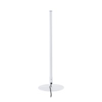 GLOBOSTAR® DALUMA 60468 Μοντέρνο Επιτραπέζιο Φωτιστικό LED 8W 880lm 200° AC 220-240V IP20 Ρυθμιζόμενο Λευκό CCT με On/Off 2700K/4500K/6000K - Lumileds SMD Chip - Λευκό - Μ15 x Π15 x Υ46cm - 3 Χρόνια Εγγύηση