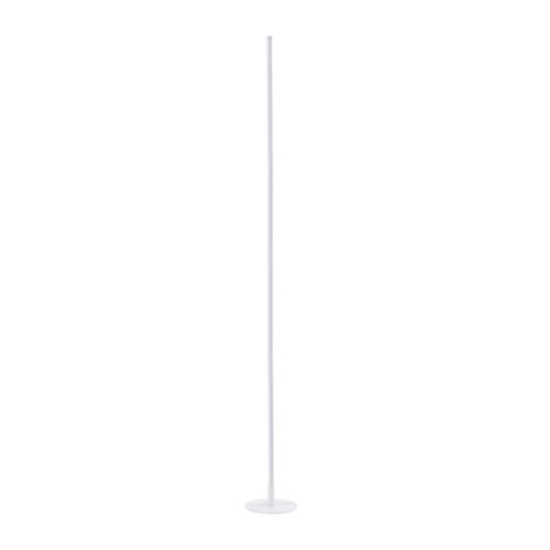 GLOBOSTAR® DALUMA 60471 Μοντέρνο Επιδαπέδιο Φωτιστικό LED 24W 2640lm 200° AC 220-240V IP20 Ρυθμιζόμενο Λευκό CCT με On/Off 2700K/4500K/6000K - Lumileds SMD Chip - Λευκό - Μ18 x Π18 x Υ160cm - 3 Χρόνια Εγγύηση