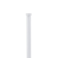 GLOBOSTAR® DALUMA 60471 Μοντέρνο Επιδαπέδιο Φωτιστικό LED 24W 2640lm 200° AC 220-240V IP20 Ρυθμιζόμενο Λευκό CCT με On/Off 2700K/4500K/6000K - Lumileds SMD Chip - Λευκό - Μ18 x Π18 x Υ160cm - 3 Χρόνια Εγγύηση