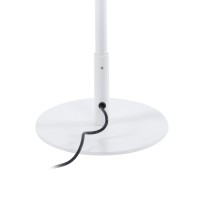 GLOBOSTAR® DALUMA 60471 Μοντέρνο Επιδαπέδιο Φωτιστικό LED 24W 2640lm 200° AC 220-240V IP20 Ρυθμιζόμενο Λευκό CCT με On/Off 2700K/4500K/6000K - Lumileds SMD Chip - Λευκό - Μ18 x Π18 x Υ160cm - 3 Χρόνια Εγγύηση