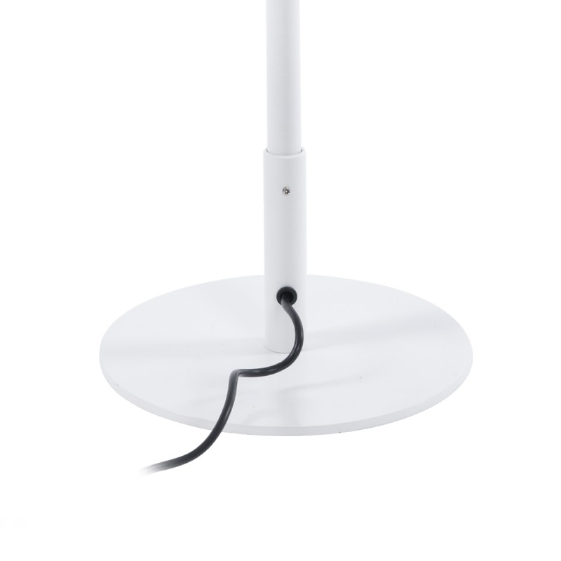 GLOBOSTAR® DALUMA 60471 Μοντέρνο Επιδαπέδιο Φωτιστικό LED 24W 2640lm 200° AC 220-240V IP20 Ρυθμιζόμενο Λευκό CCT με On/Off 2700K/4500K/6000K - Lumileds SMD Chip - Λευκό - Μ18 x Π18 x Υ160cm - 3 Χρόνια Εγγύηση