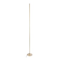 GLOBOSTAR® DALUMA 60472 Μοντέρνο Επιδαπέδιο Φωτιστικό LED 24W 2640lm 200° AC 220-240V IP20 Ρυθμιζόμενο Λευκό CCT με On/Off 2700K/4500K/6000K - Lumileds SMD Chip - Σατινέ Χρυσό Βούρτσας - Μ18 x Π18 x Υ160cm - 3 Χρόνια Εγγύηση