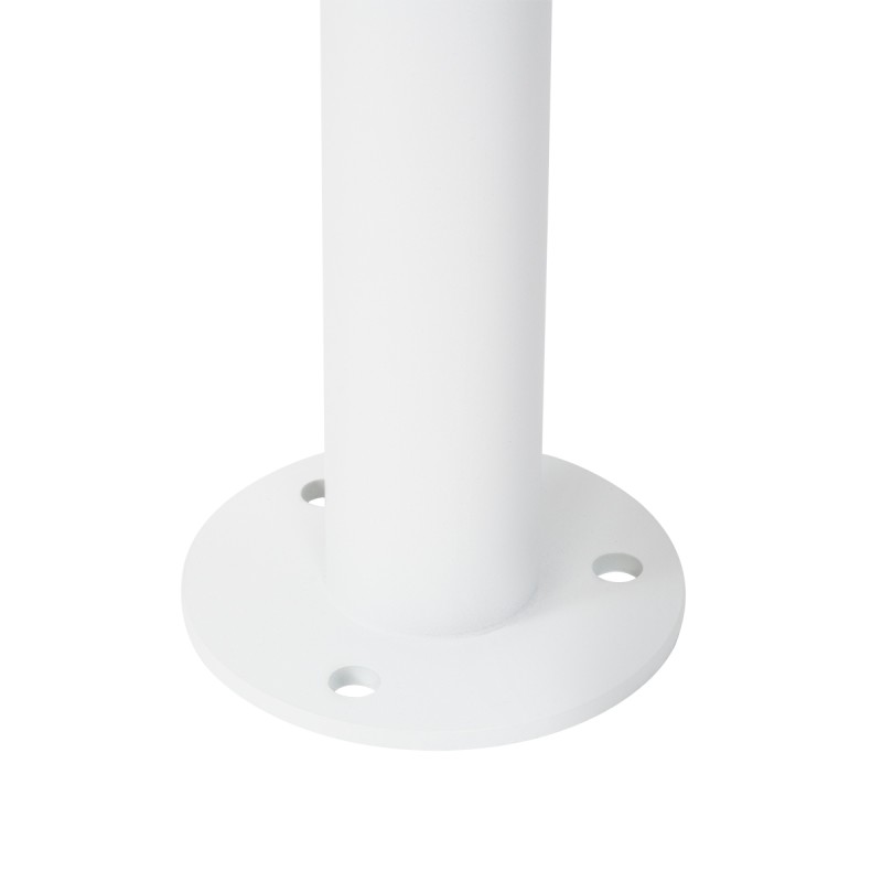 GloboStar® GARDENIA 60506 Φωτιστικό Κήπου - Κολωνάκι Αρχιτεκτονικού Φωτισμού Εξωτερικού Χώρου LED 7W 700lm 60° AC220-240V Αδιάβροχο IP65 - Σώμα Αλουμινίου & Tempered Glass - Μ12 x Π18 x Υ90cm - Θερμό Λευκό 2700K - Λευκό - Bridgelux Chip - 5 Years Warr