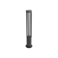 kelvo® GREMO KLV-101-0123 Φωτιστικό Κολωνάκι Κήπου LED 7W 875lm 45° AC 220-240V Αδιάβροχο IP65 Θερμό Λευκό 2700K - Bridgelux COB Chip & TÜV SÜD Driver - Γκρι Ανθρακί Ματ - Μ15.5 x Π15.5 x Υ80cm - 5 Χρόνια Εγγύηση