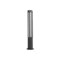 kelvo® GREMO KLV-101-0123 Φωτιστικό Κολωνάκι Κήπου LED 7W 875lm 45° AC 220-240V Αδιάβροχο IP65 Θερμό Λευκό 2700K - Bridgelux COB Chip & TÜV SÜD Driver - Γκρι Ανθρακί Ματ - Μ15.5 x Π15.5 x Υ80cm - 5 Χρόνια Εγγύηση