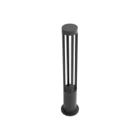kelvo® GREMO KLV-101-0123 Φωτιστικό Κολωνάκι Κήπου LED 7W 875lm 45° AC 220-240V Αδιάβροχο IP65 Θερμό Λευκό 2700K - Bridgelux COB Chip & TÜV SÜD Driver - Γκρι Ανθρακί Ματ - Μ15.5 x Π15.5 x Υ80cm - 5 Χρόνια Εγγύηση