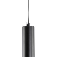 GLOBOSTAR® ZANE 60936 Μοντέρνο Κρεμαστό Φωτιστικό Οροφής LED 54W 6048lm 120° AC 220-240V IP20 Ρυθμιζόμενο Λευκό CCT με Χειριστήριο από 2700K έως 6000K Dimmable - Lumileds SMD Chip - Μαύρο Ματ & Χρυσό - Μ80 x Π15 x Υ20cm - 3 Χρόνια Εγγύηση